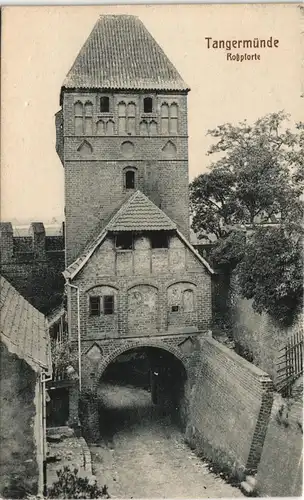 Ansichtskarte Tangermünde Tangermünder Tor 1912