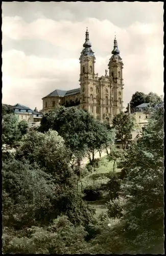 Bad Staffelstein Partie a.d. Wallfahrtskirche Basilika Vierzehnheiligen 1960