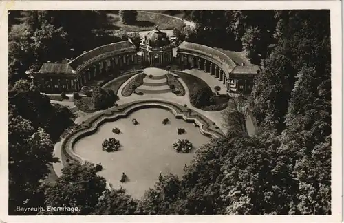 Ansichtskarte Bayreuth Luftbild Erimitage 1940