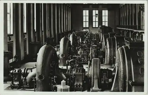 Ansichtskarte Kochel am See Maschinenhalle des Walchensee-Werks 1932