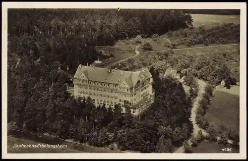 Ansichtskarte Bad Salzhausen-Nidda Luftbild 1934