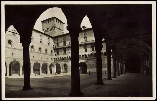 Cartoline Mailand Milano Castello Sforzesco - Cortile della Rocchetta 1931