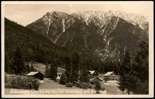 Ansichtskarte Imst Alpenpension Linserhof 1938