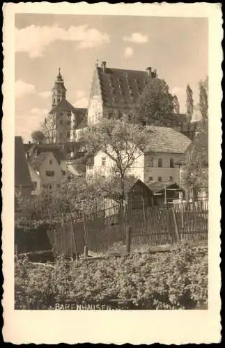 Ansichtskarte Babenhausen (Schwaben) Stadtpartie Weinreben 1942