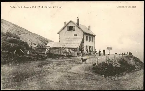 CPA Allos Vallée de l'Ubaye Berghütte 1913