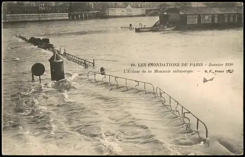CPA Paris INONDATIONS Janvier 1910 - Hochwasser 1910