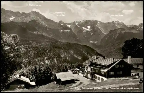 Garmisch-Partenkirchen Eckbauer (1238 m) bei Garmisch-Partenkirchen 1960