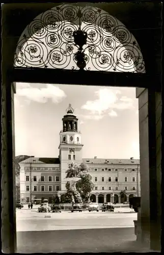 Ansichtskarte Salzburg Tordurchblick Glockenspiel 1961