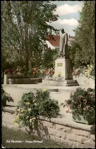 Ansichtskarte Bad Wörishofen Kneipp-Denkmal, Colorfotokarte 1963