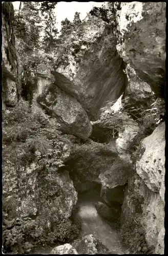 Ansichtskarte .Bayern Teufelshöhle Fränkische Schweiz 1960