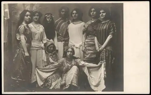 Ansichtskarte  Menschen / Soziales Leben - Frauen Mode Kleidung Gruppe 1913