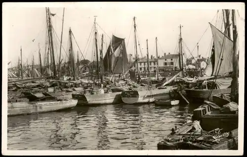 CPA Les Sables-d’Olonne Hafen Segelboote 1962
