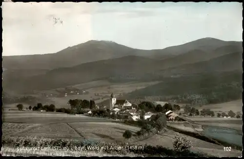 Ansichtskarte Lam (Oberpfalz) Panorama-Ansicht 1960