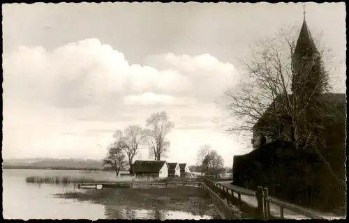 Dießen am Ammersee (Diessen) ST. ALBAN bei Diessen am Ammersee Abendlicht 1962