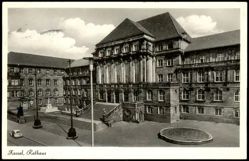 Ansichtskarte Kassel Cassel Rathaus 1955