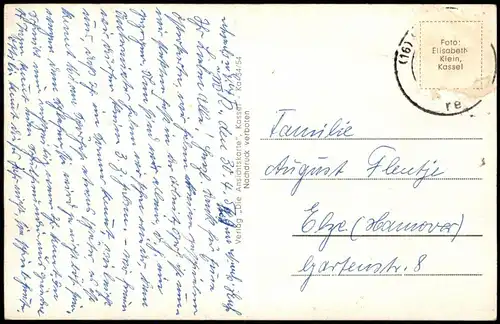 Ansichtskarte Kassel Cassel Rathaus 1955