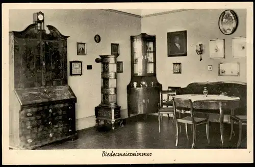 Clausthal-Zellerfeld Biedermeierzimmer Oberharzer Museum Bornhardtstr. 16 1951