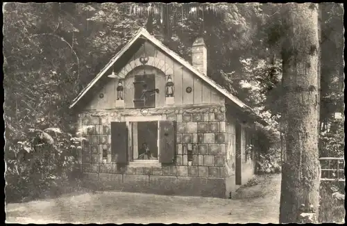 Ansichtskarte Badenweiler Kaffee Restaurant Bergmannsruhe 1960