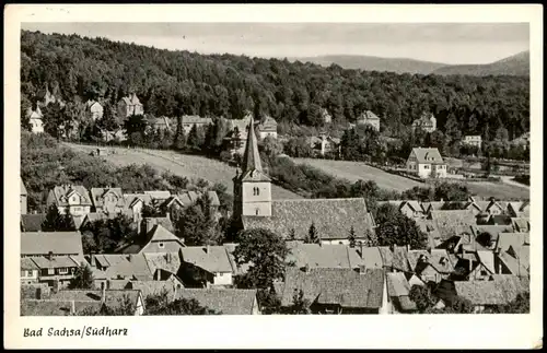 Ansichtskarte Bad Sachsa Stadtpartie 1963