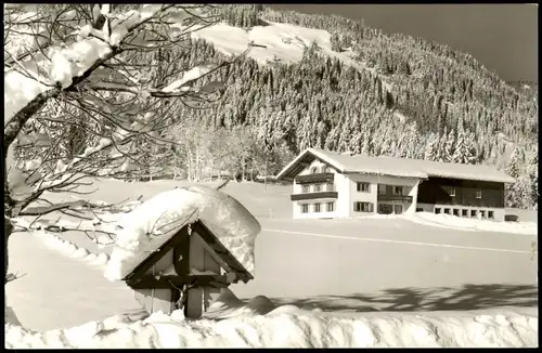 .Bayern Bayern (Allgemein) Allgäu Verschneite Berg-Landschaft 1960