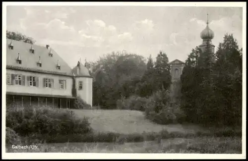 Ansichtskarte Gaibach-Volkach Ortsansicht, Garibach Unterfranken 1960