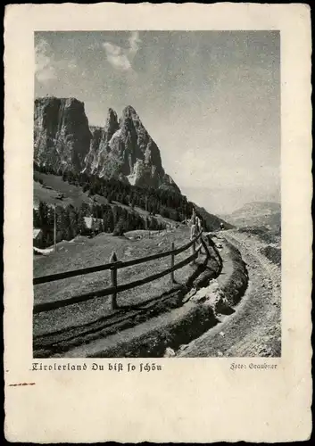 .Tirol Tirolerland Du bist so Schön - Österreich - Tirol Fotokunst 1939