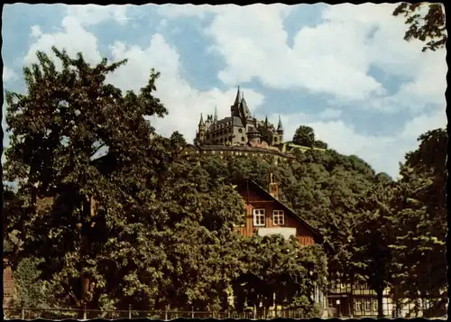 Ansichtskarte Wernigerode Stadtpartie 1961