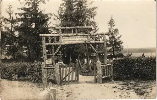 Militär/Propaganda 1.WK (Erster Weltkrieg) Friedhof 1915 Privatfoto