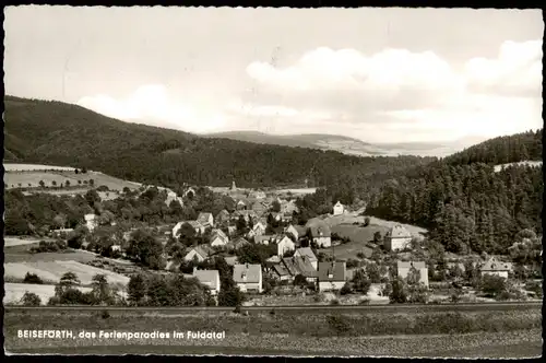 Ansichtskarte Beiseförth-Malsfeld Stadtpartie 1963