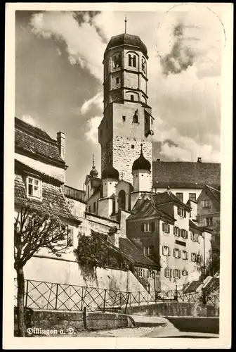 Ansichtskarte Dillingen a. d. Donau Ortsansicht 1957