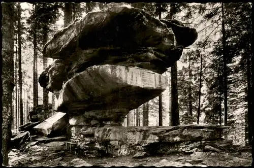 .Baden-Württemberg Schwarzwald (Mittelgebirge) Fels-Formation Kastelstein 1957