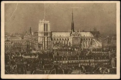 CPA Paris Kathedrale Notre-Dame 1930