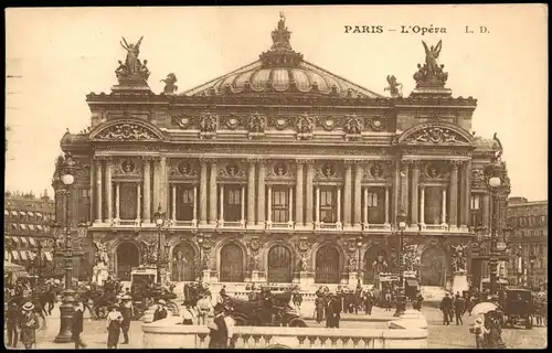 CPA Paris Oper Opéra Opernhaus 1920
