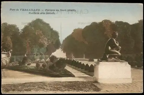 CPA Versailles Parc de VERSAILLES Parterre du Nord 1920