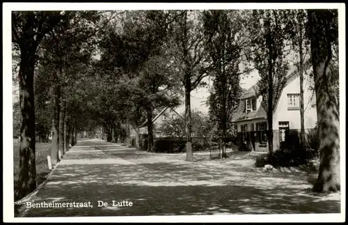 Postkaart De Lutte Bentheimerstraat, De Lutte 1950