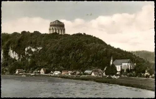 Ansichtskarte Kelheim Befreiungshalle an der Donau 1958