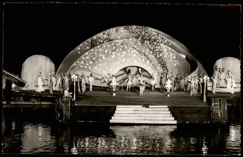 Koblenz Operettenfestspiele der Stadt ,,Frau Luna" von Paul Lincke 1960