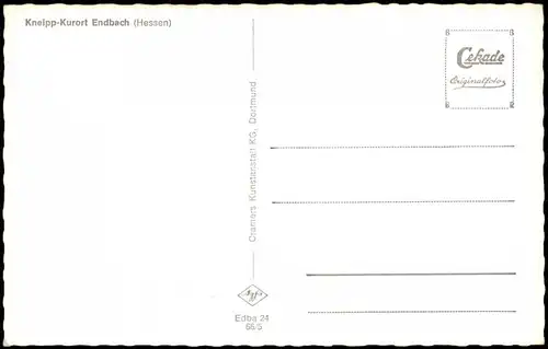 Ansichtskarte Bad Endbach Panorama-Ansicht 1966