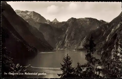 Ansichtskarte Schönau am Königssee Königssee vom Malerwinkel 1961