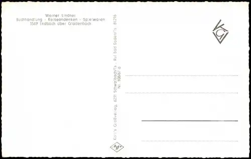 Ansichtskarte Bad Endbach Panorama Ortsteilansicht 1960