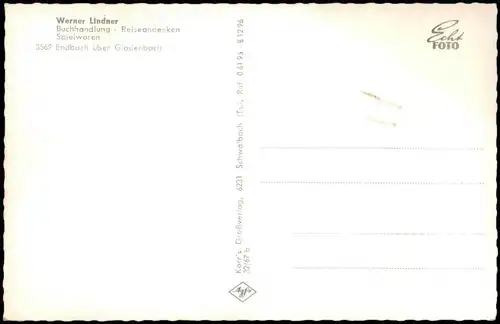 Ansichtskarte Bad Endbach Blick auf die Stadt 1963