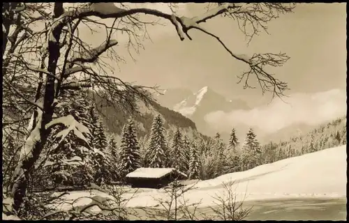 Ansichtskarte Elmau-Krün Alpspitze Umland-Ansicht 1960