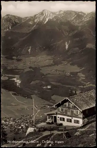 Ansichtskarte Marquartstein Hochgernhaus Chiemgauer Alpen Hochgern 1957
