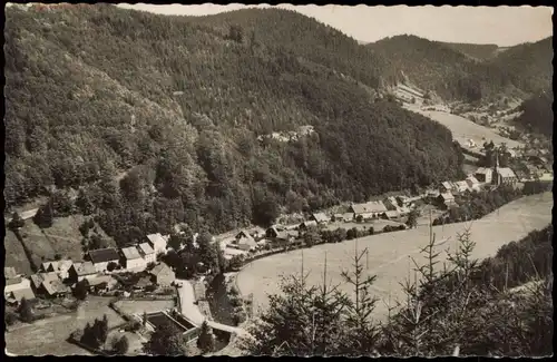 Sieber (Herzberg am Harz) Gebirgsluftkurort SIEBER im Harz Ortspanorama 1954