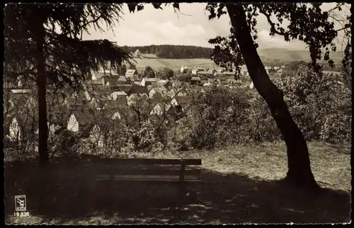 Walkenried (Harz) Panorama-Ansicht Blick vom Kupferberg Südharz 1955