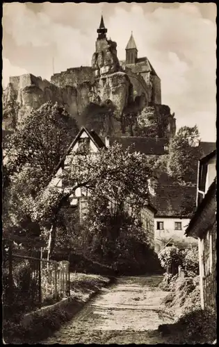 Ansichtskarte Hohenstein-Kirchensittenbach Burg Hohenstein 1960