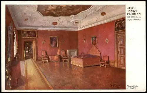 St. Florian (Linz-Land) Deckengemälde von: Remp - Stift, Sankt Florian 1928