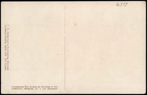 C. SPITZWEG Der Bettelflötist Künstlerkarte: Gemälde / Kunstwerke 1913