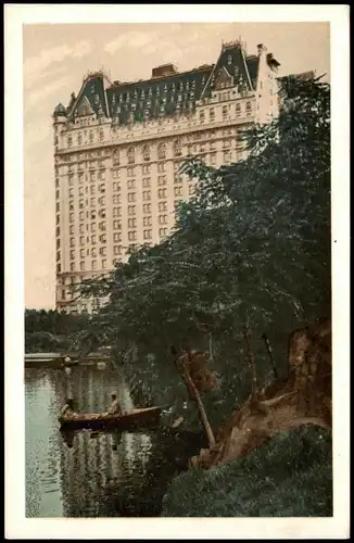 Postcard Manhattan-New York City THE PLAZA Fifth Avenue 1939
