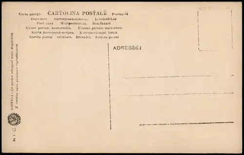 Florenz Firenze Galleria Pitti - Interno della  Madonna della Seggiola, 1913